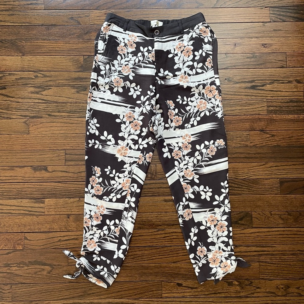 Anthropologie Elevenses Floral Lightweight Pants!